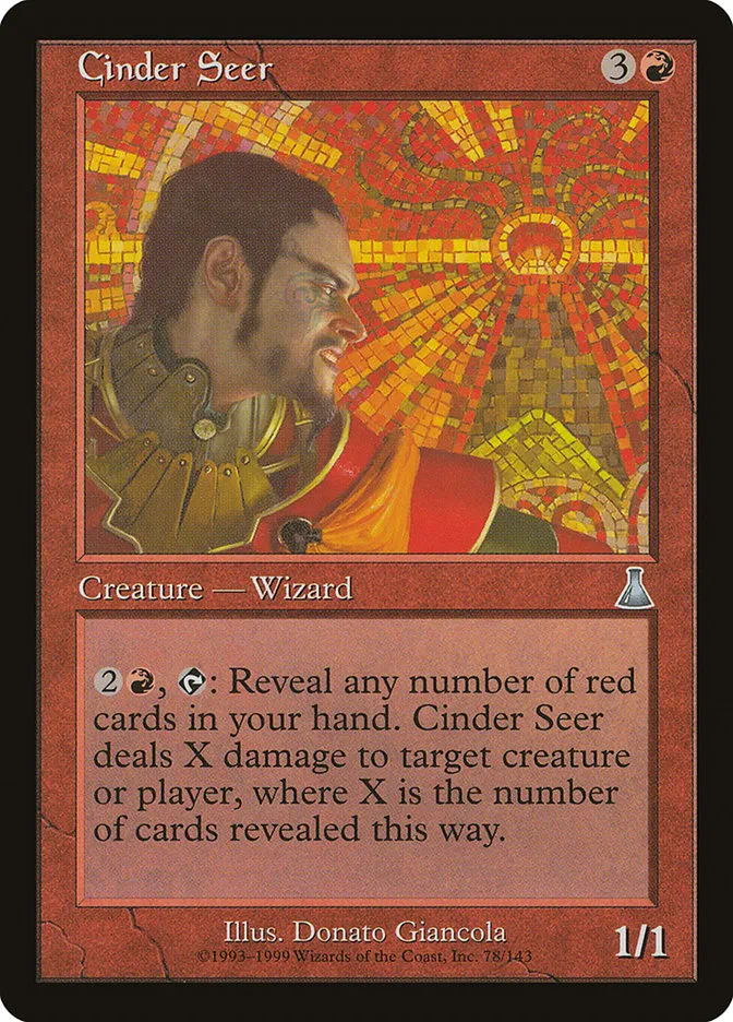 Cinder Seer Front Face
