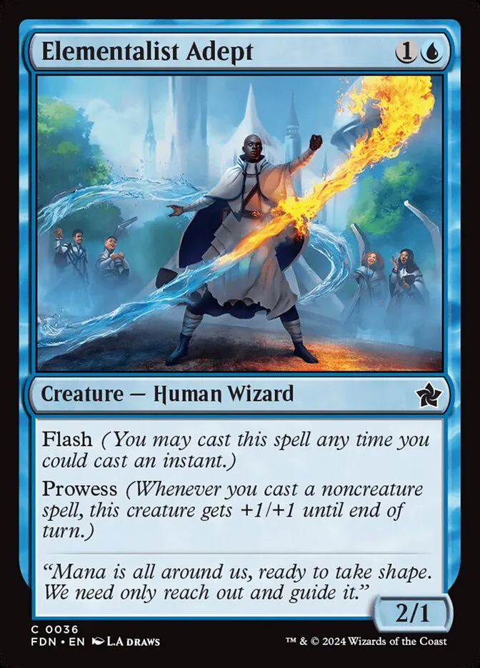 Elementalist Adept Front Face
