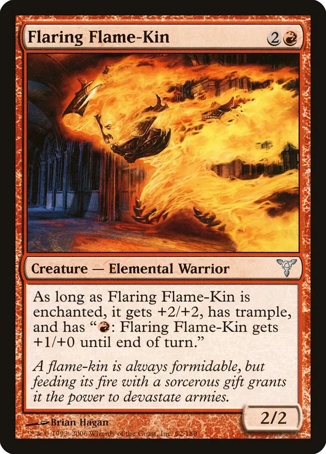 Flaring Flame-Kin Front Face