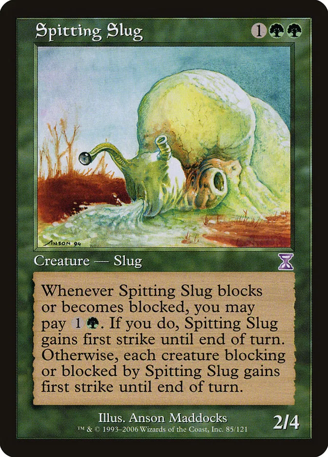 Spitting Slug Front Face
