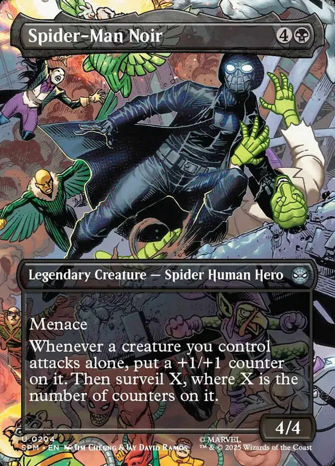 Spider-Man Noir Front Face