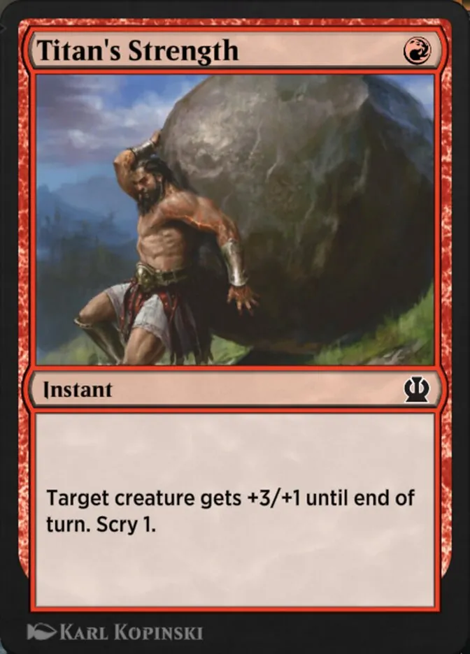 Titan's Strength Front Face