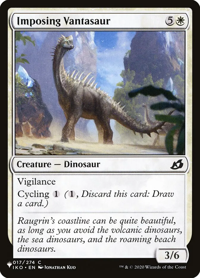 Imposing Vantasaur Front Face
