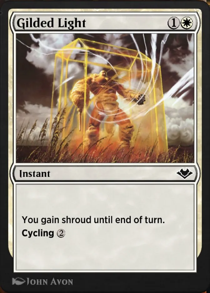 Gilded Light Front Face
