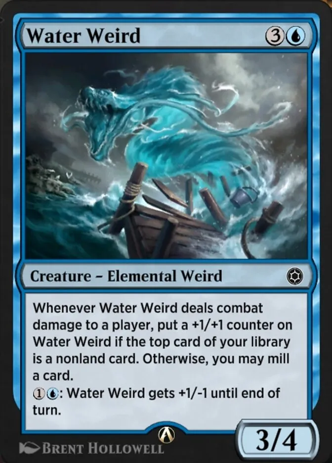 Water Weird Front Face