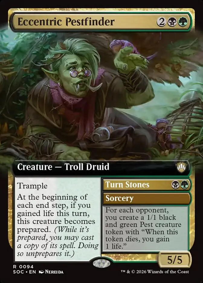 Eccentric Pestfinder // Turn Stones Front Face