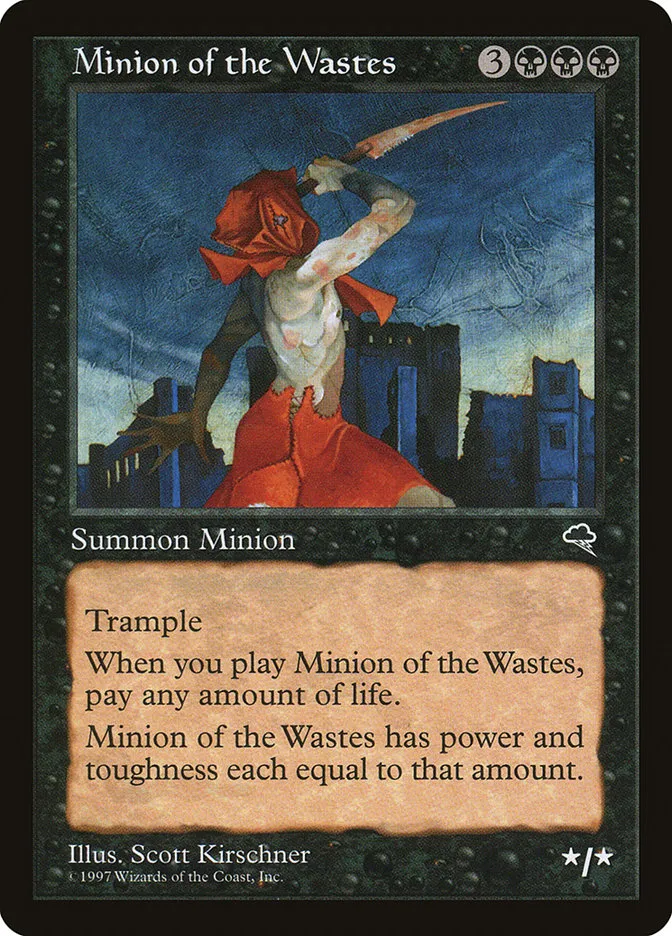 Minion of the Wastes Front Face