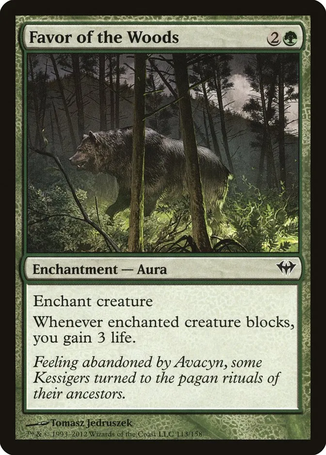 Favor of the Woods Front Face