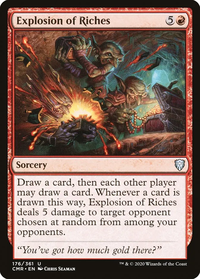 Explosion of Riches Front Face