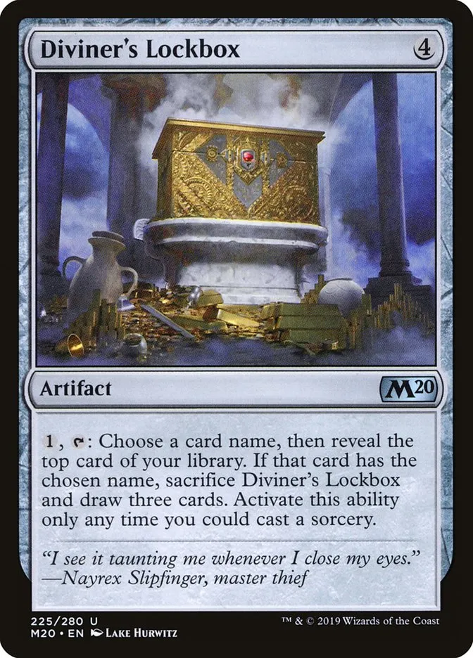 Diviner's Lockbox Front Face