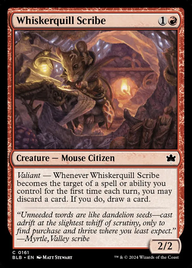 Whiskerquill Scribe Front Face