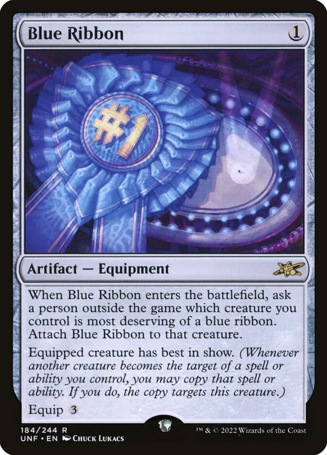 Blue Ribbon Front Face