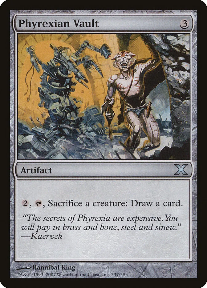 Phyrexian Vault Front Face