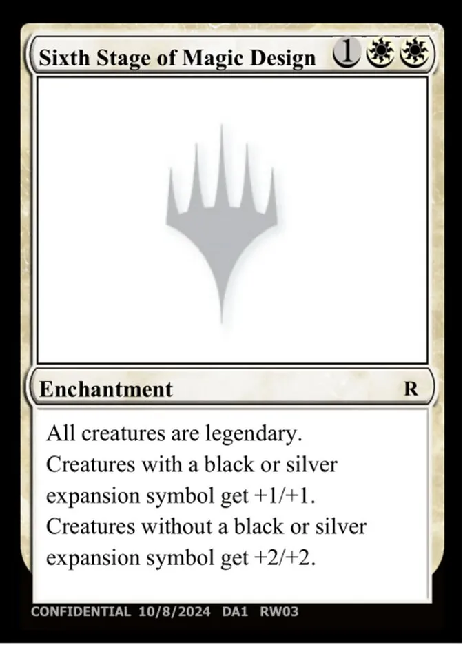 Sixth Stage of Magic Design Front Face