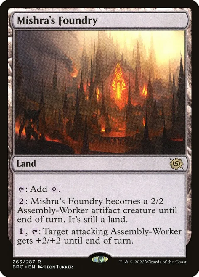 Mishra's Foundry Front Face