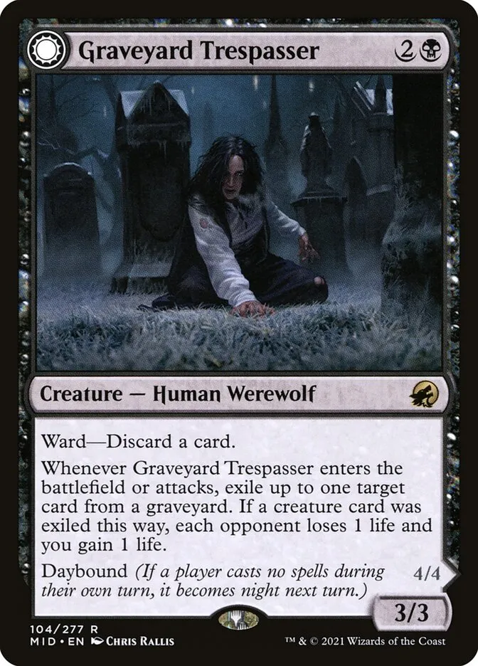 Graveyard Trespasser // Graveyard Glutton