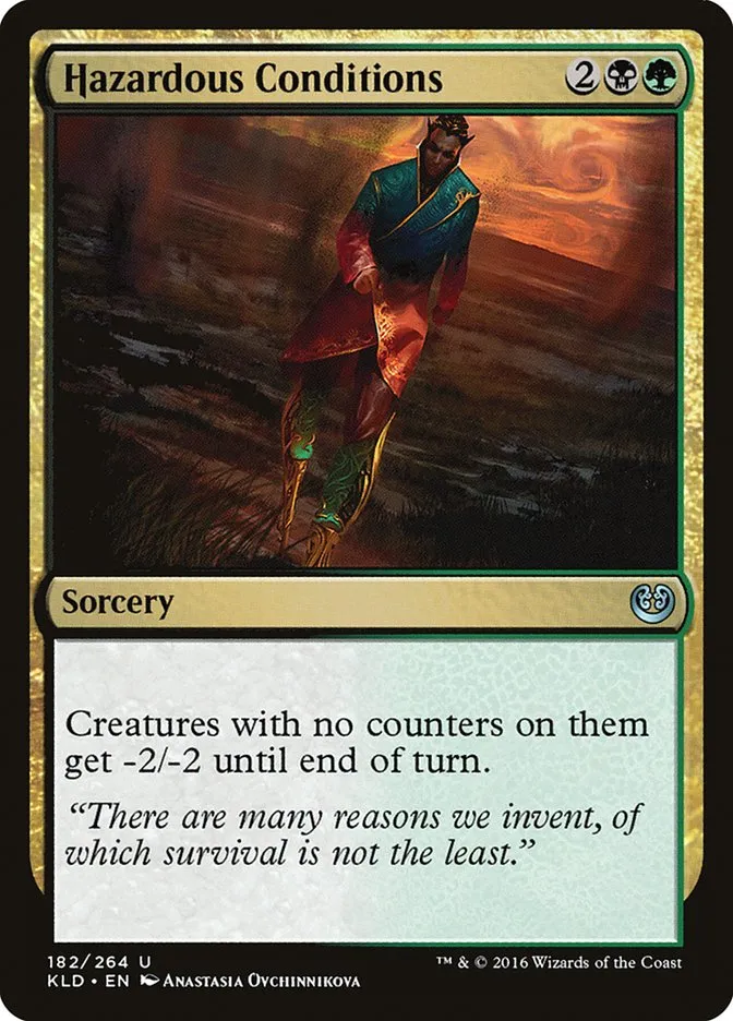 Hazardous Conditions Front Face