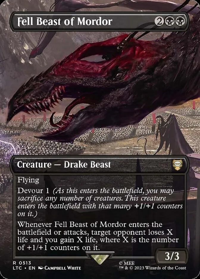 Fell Beast of Mordor Front Face