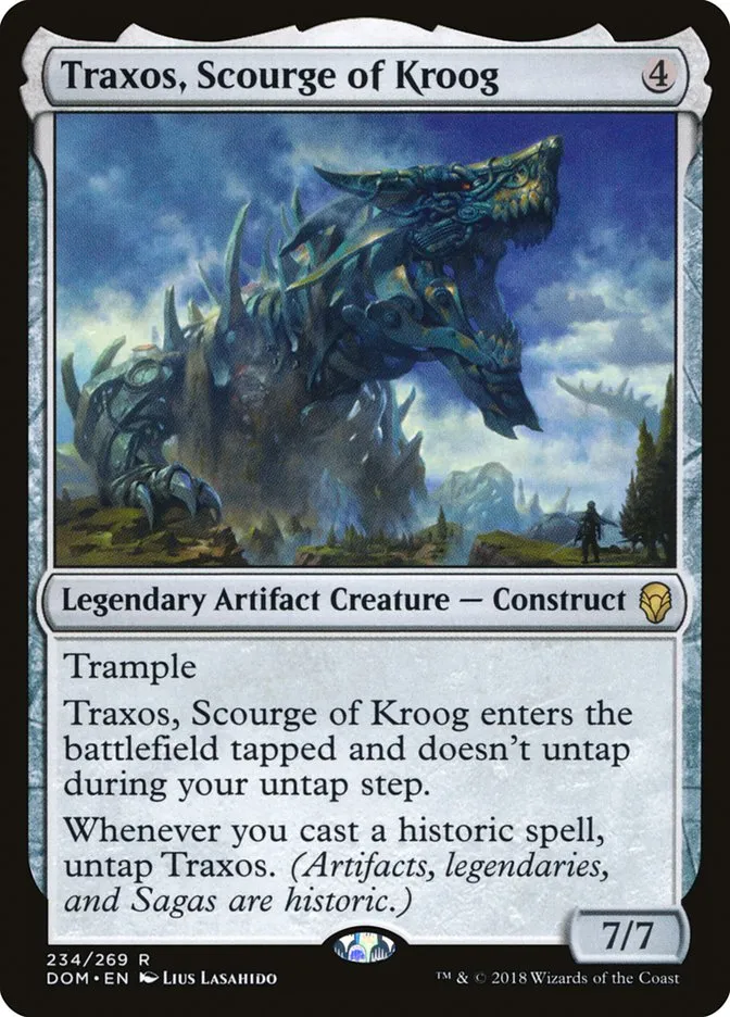 Traxos, Scourge of Kroog Front Face