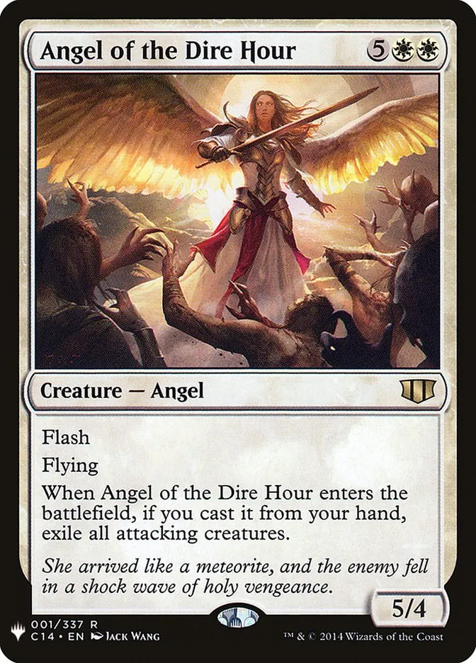 Angel of the Dire Hour Front Face