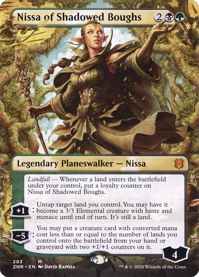 Nissa of Shadowed Boughs Front Face