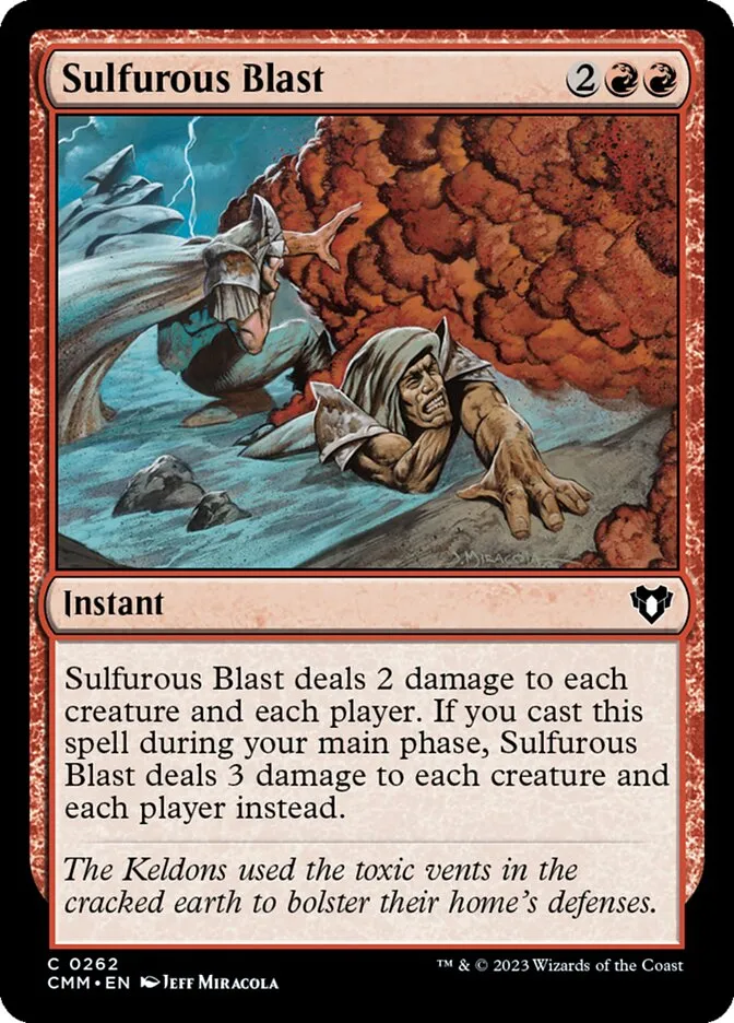 Sulfurous Blast Front Face