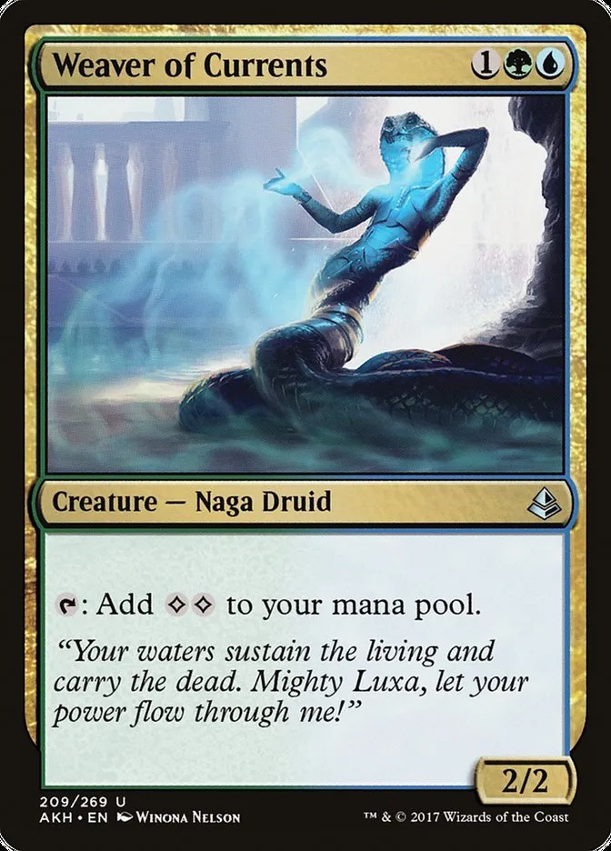 Weaver of Currents Front Face