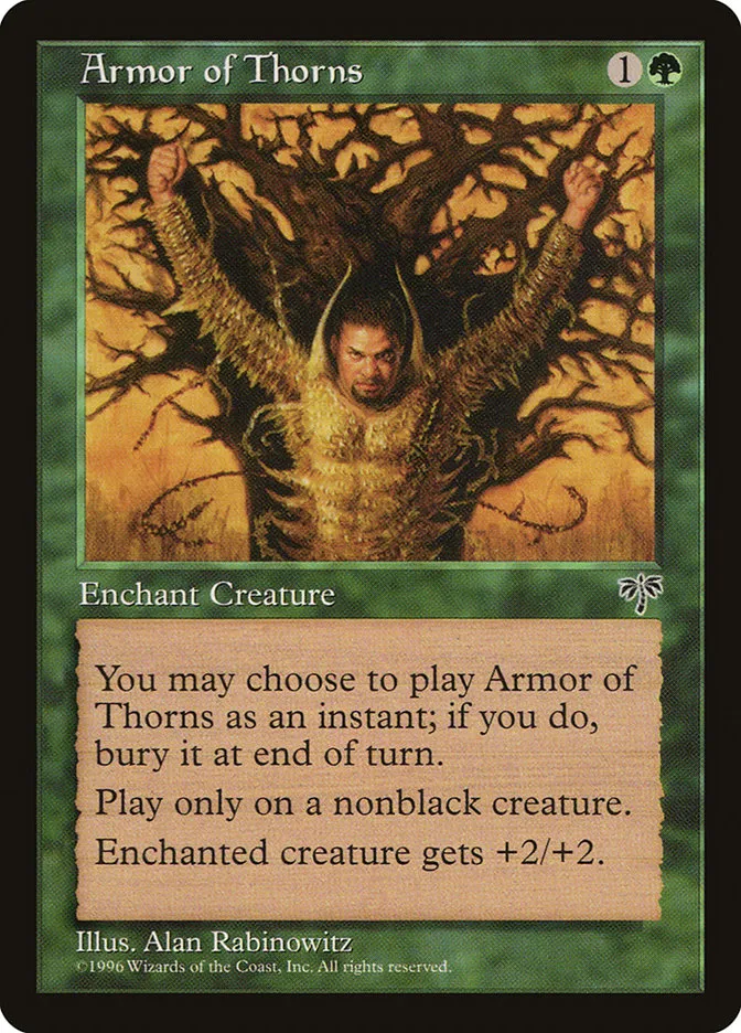 Armor of Thorns Front Face