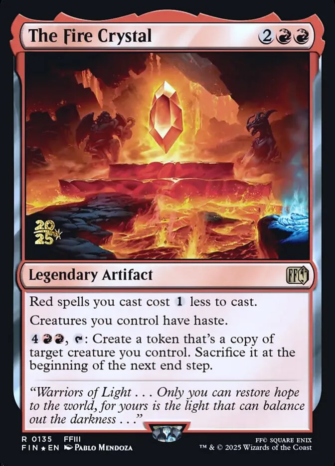 The Fire Crystal Front Face