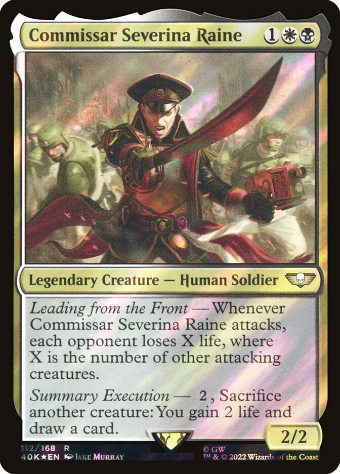 Commissar Severina Raine Front Face