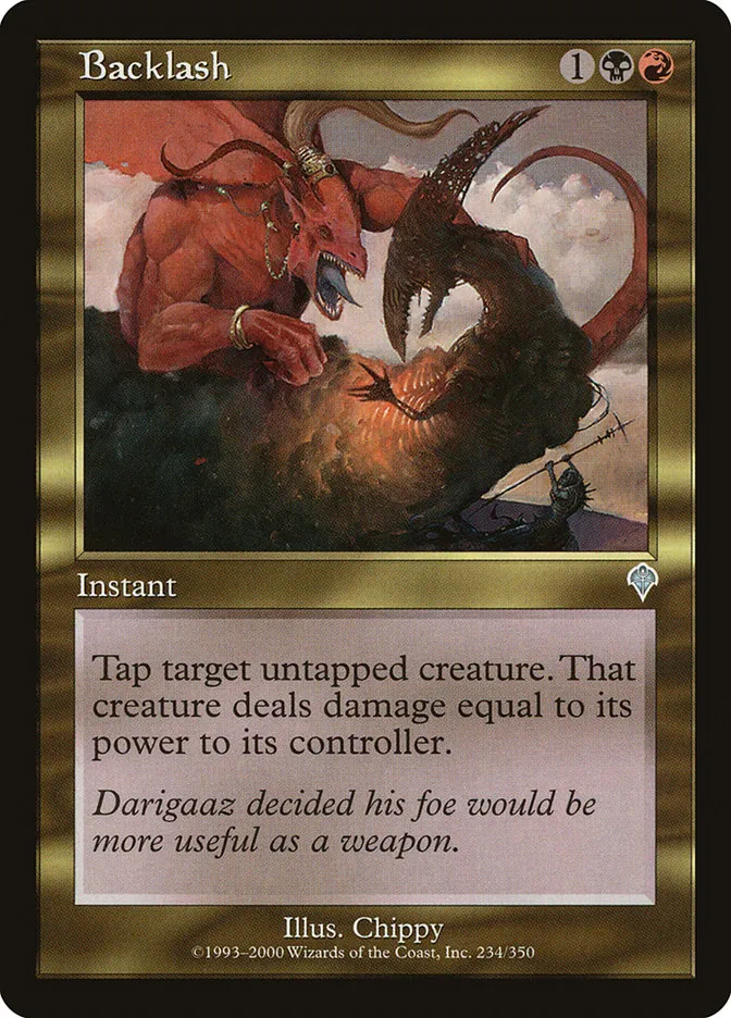Backlash Front Face