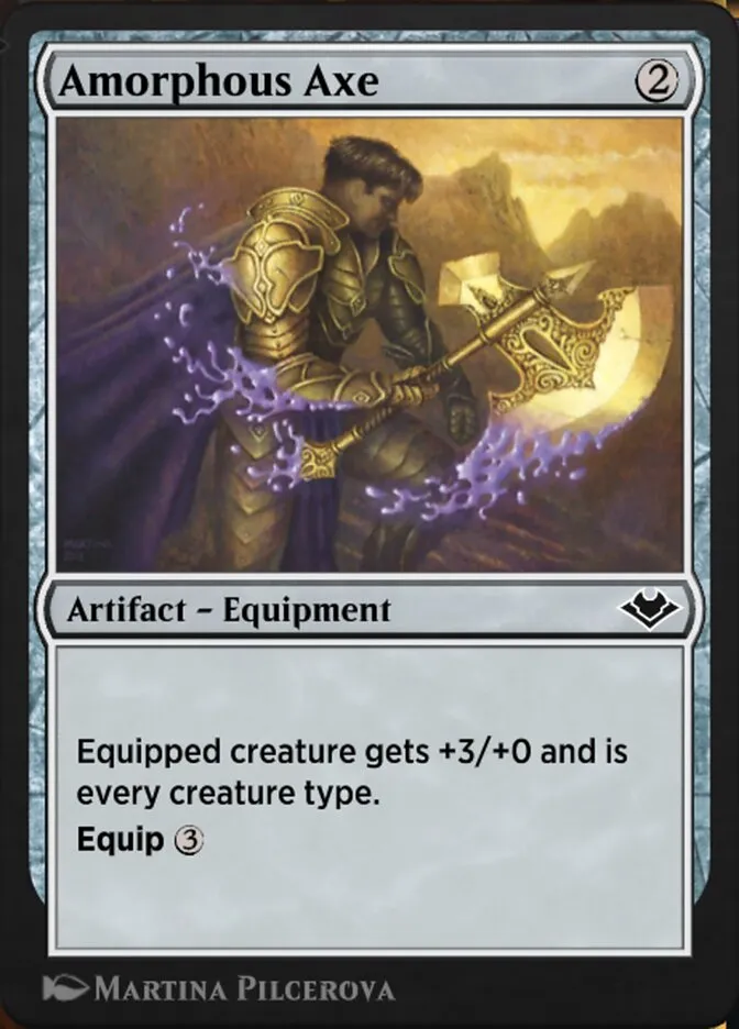 Amorphous Axe Front Face