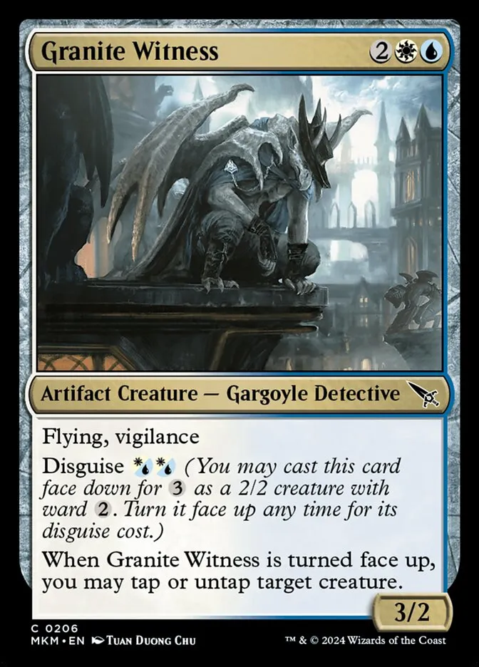 Granite Witness Front Face