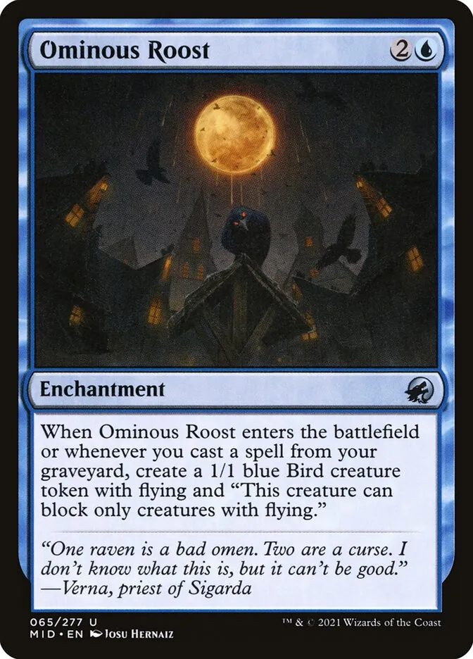 Ominous Roost Front Face