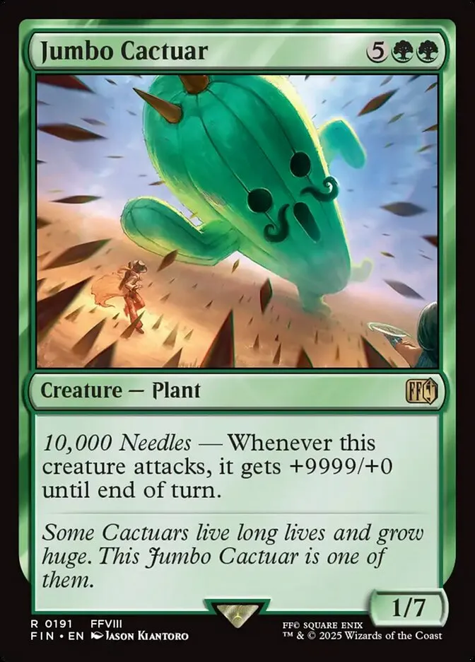 Jumbo Cactuar Front Face