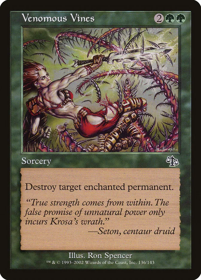 Venomous Vines Front Face