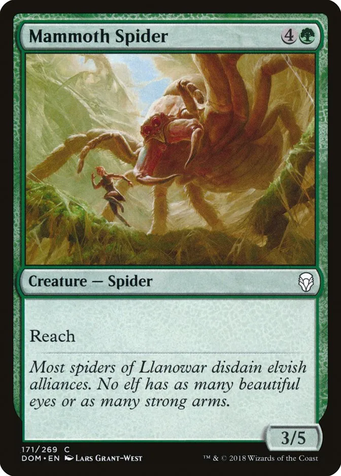 Mammoth Spider Front Face