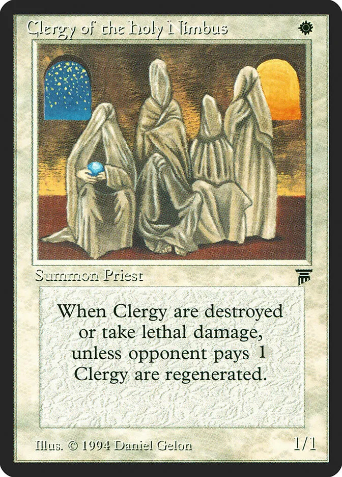 Clergy of the Holy Nimbus Front Face