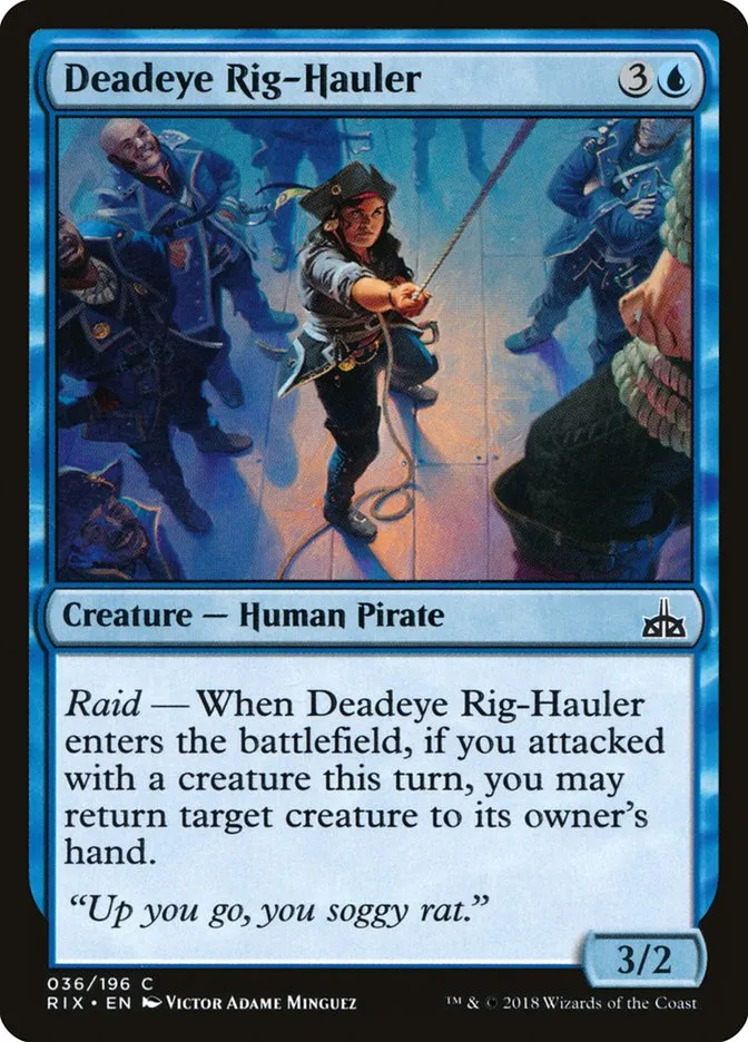 Deadeye Rig-Hauler Front Face