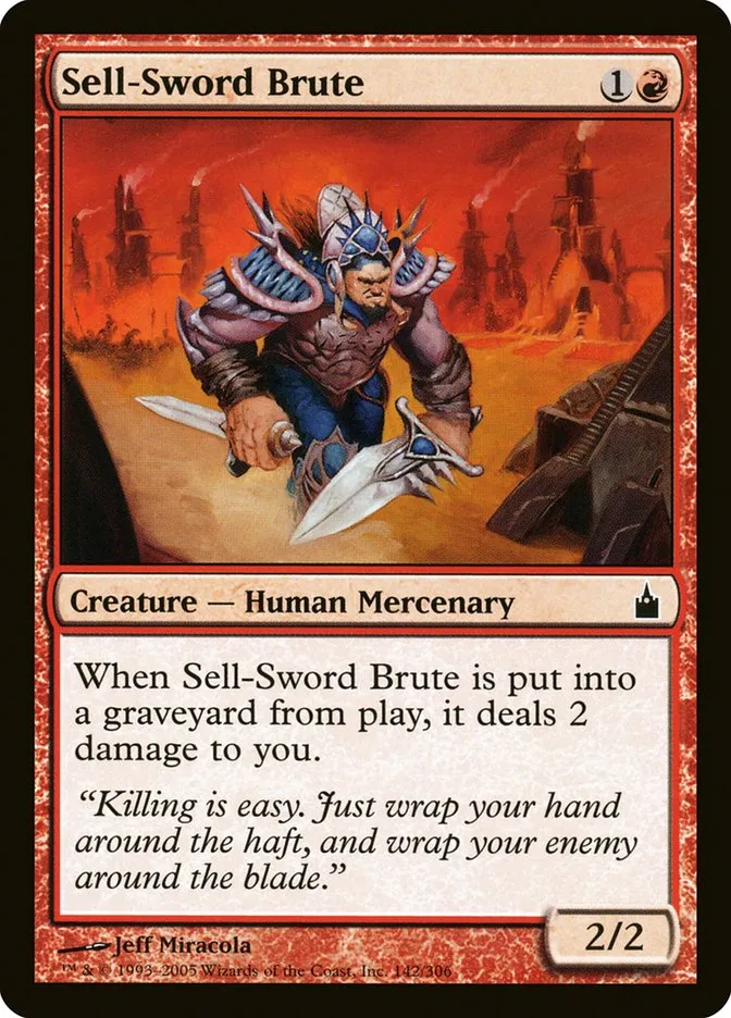 Sell-Sword Brute Front Face