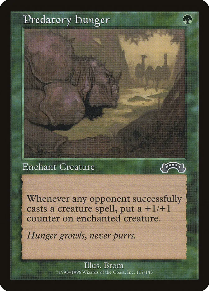 Predatory Hunger Front Face