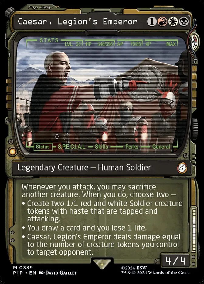 Caesar, Legion's Emperor Front Face