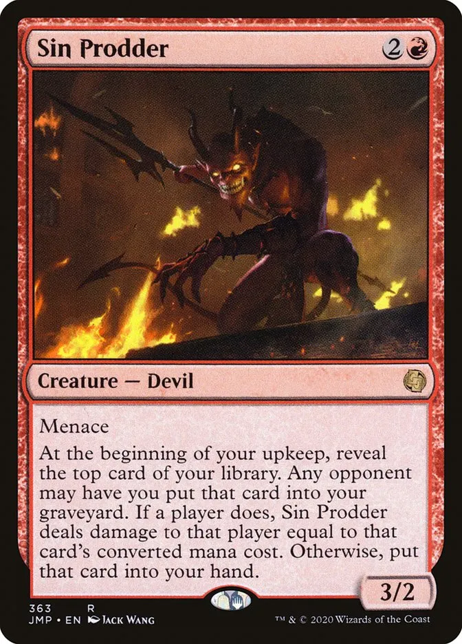Sin Prodder Front Face