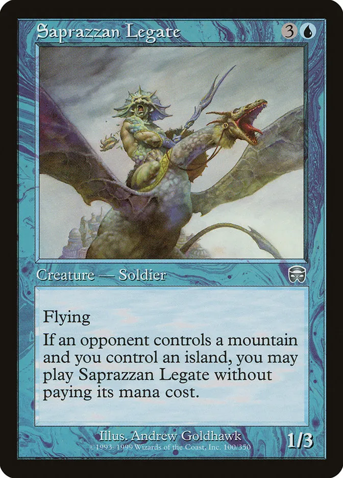 Saprazzan Legate Front Face