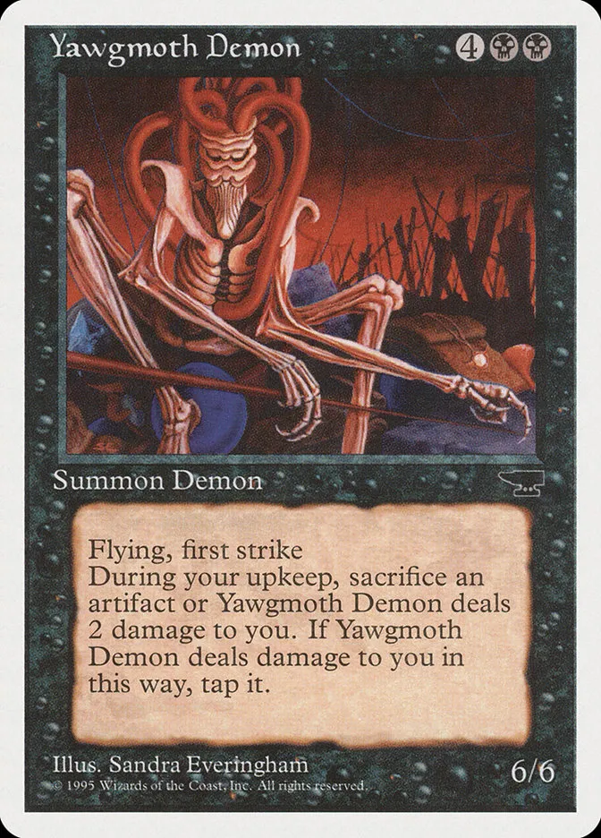 Yawgmoth Demon Front Face