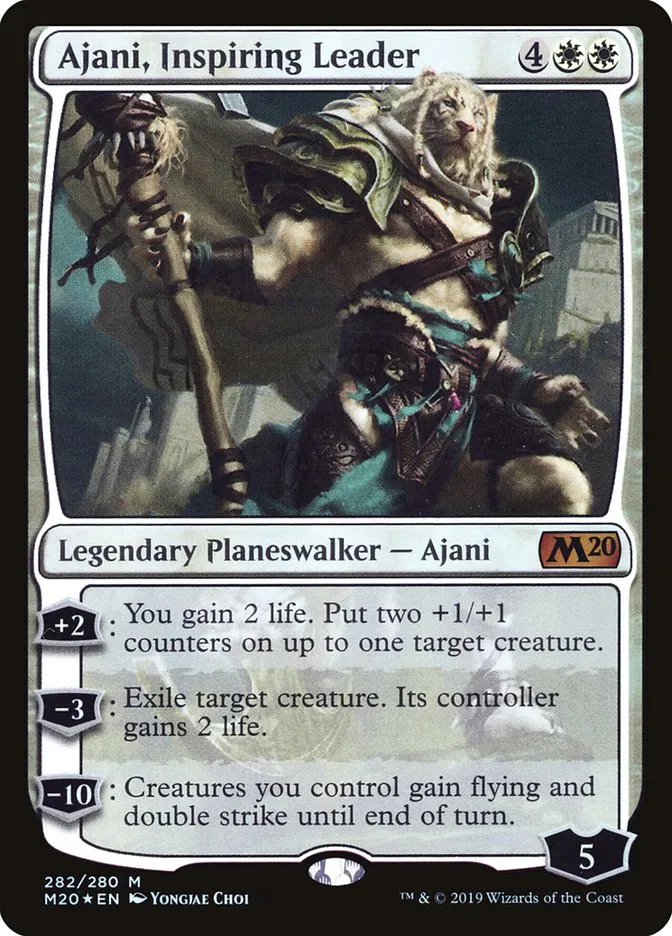 Ajani, Inspiring Leader Front Face