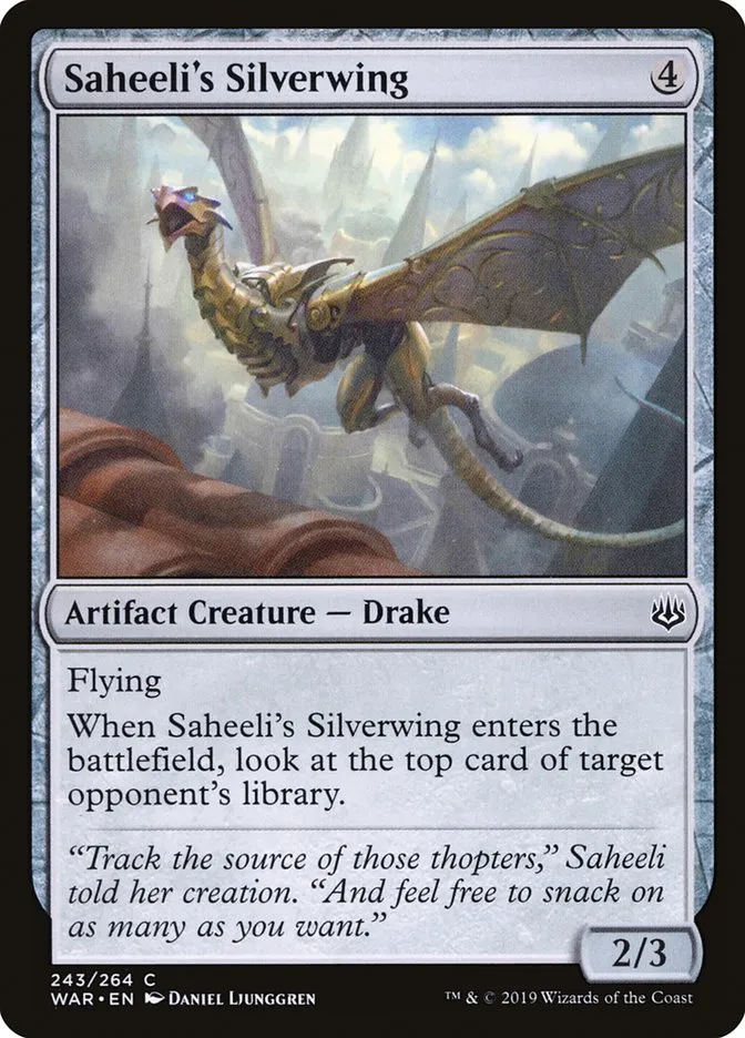 Saheeli's Silverwing Front Face