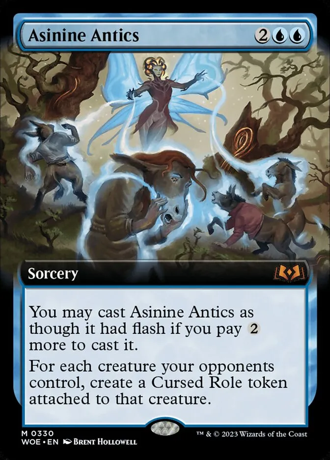 Asinine Antics Front Face