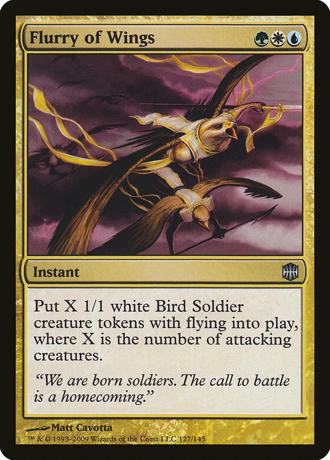 Flurry of Wings Front Face
