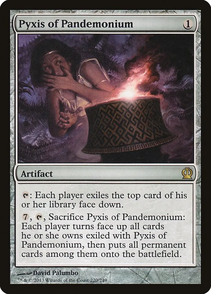 Pyxis of Pandemonium Front Face